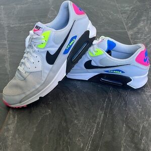 Nike Air Max 90 Grey Neon Size 15